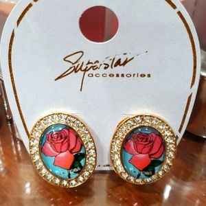 Fashion Earrings Loteria La Rosa Earrings